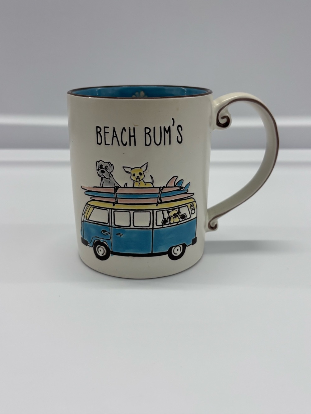 Spectrum Designz Beach Bum's Dog Surf Van 16oz Ceramic Mug Microwave Safe